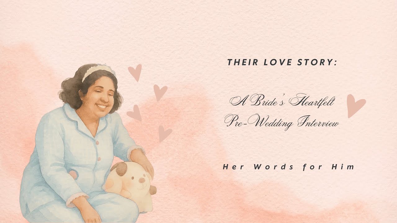 Their Love Story: A Bride and Groom's Heartfelt Pre-Wedding Interviews | Her Words for Him