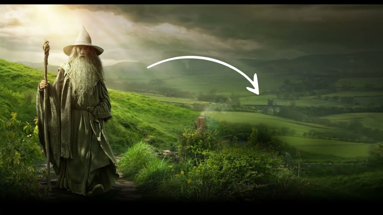The Hobbit Movie Poster, Hidden Northumberland Film Location - Edlingham Castle & Railway Viaduct