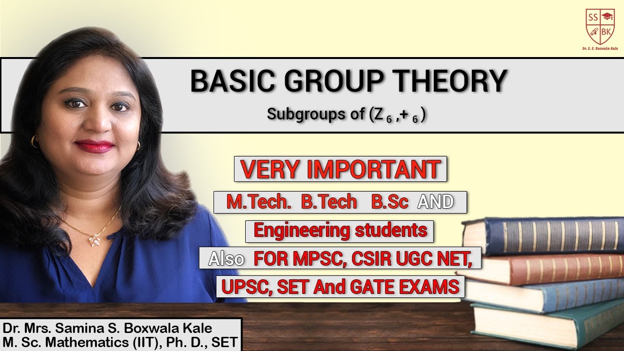 Subgroups of (Z6, +6). - Chapter 2 - Lecture 10