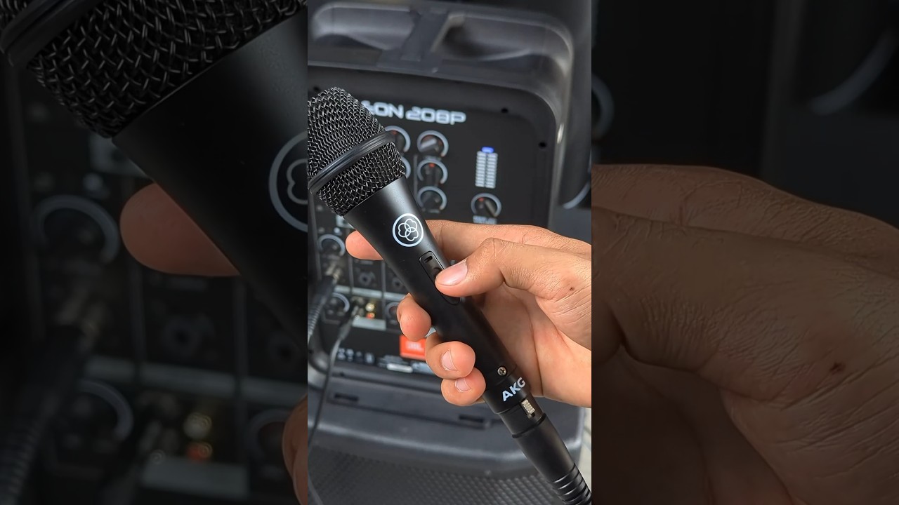 Test mikrofonu! JBL EON 208P