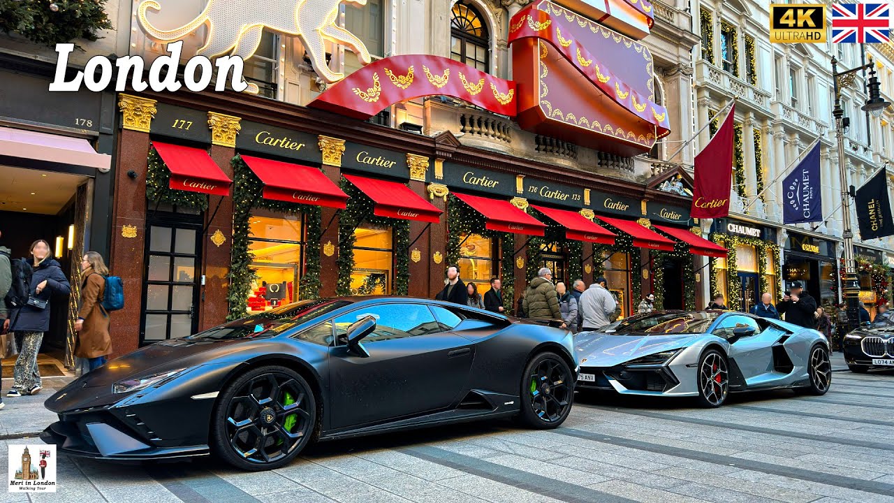 Inside London's Richest Neighborhoods | Walking Tour of Most Luxurious Shopping Streets [4K]