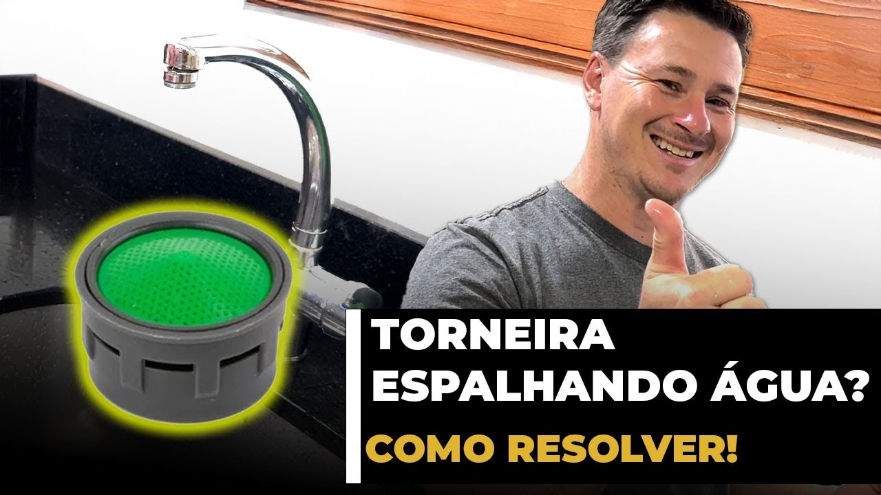 Torneira espalhando água? Saiba como trocar o arejador da torneira da cozinha e economizar água