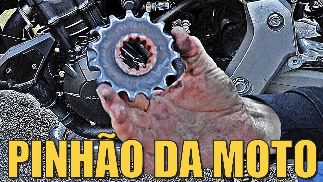COMO LIMPAR O PINHÃO DA MOTO HONDA HORNET - ACESSAR PINHÃO
