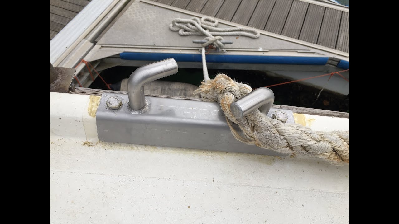 Come montare bitte e passacime su una barca a vela -SV Perseus