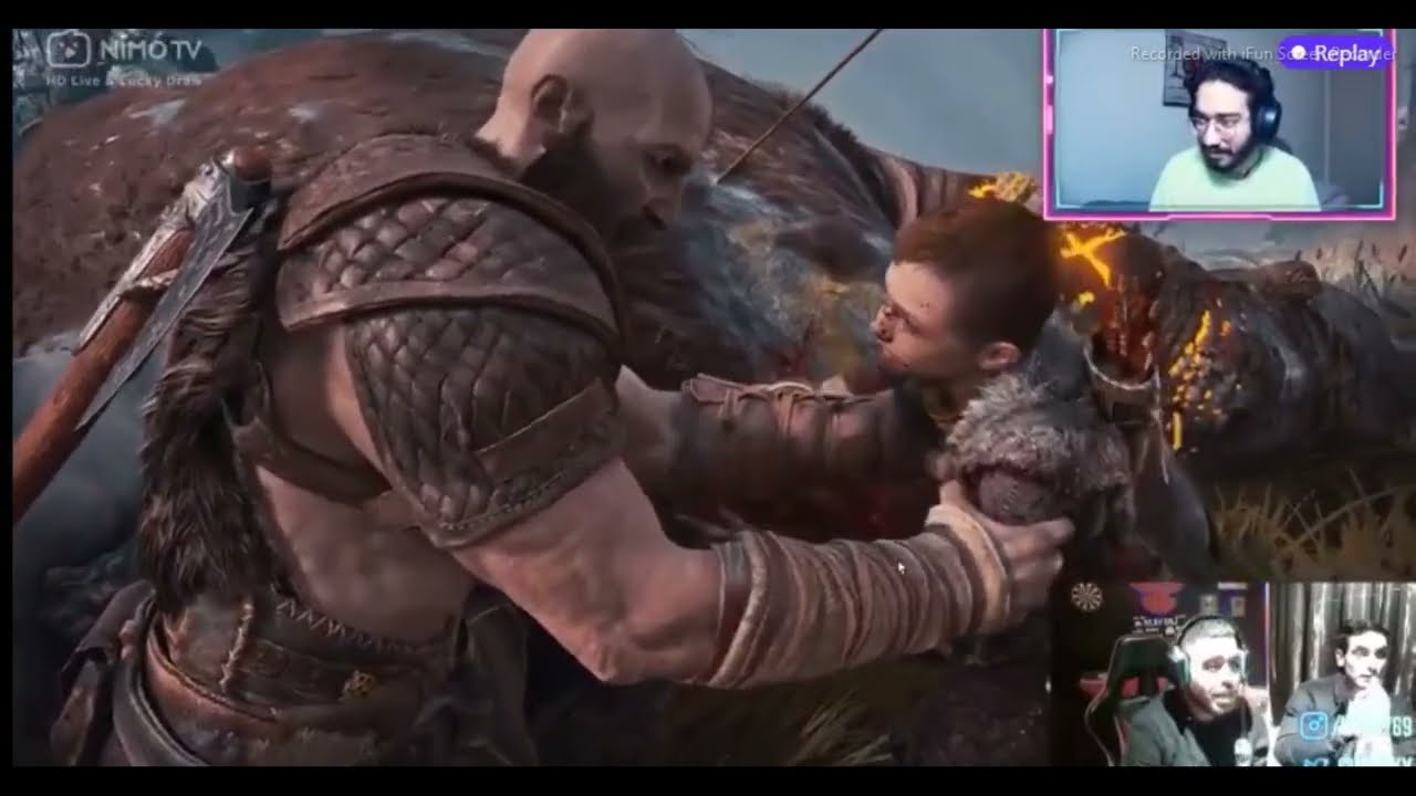 M3kky React to Klay Playing God OF War 😂😂