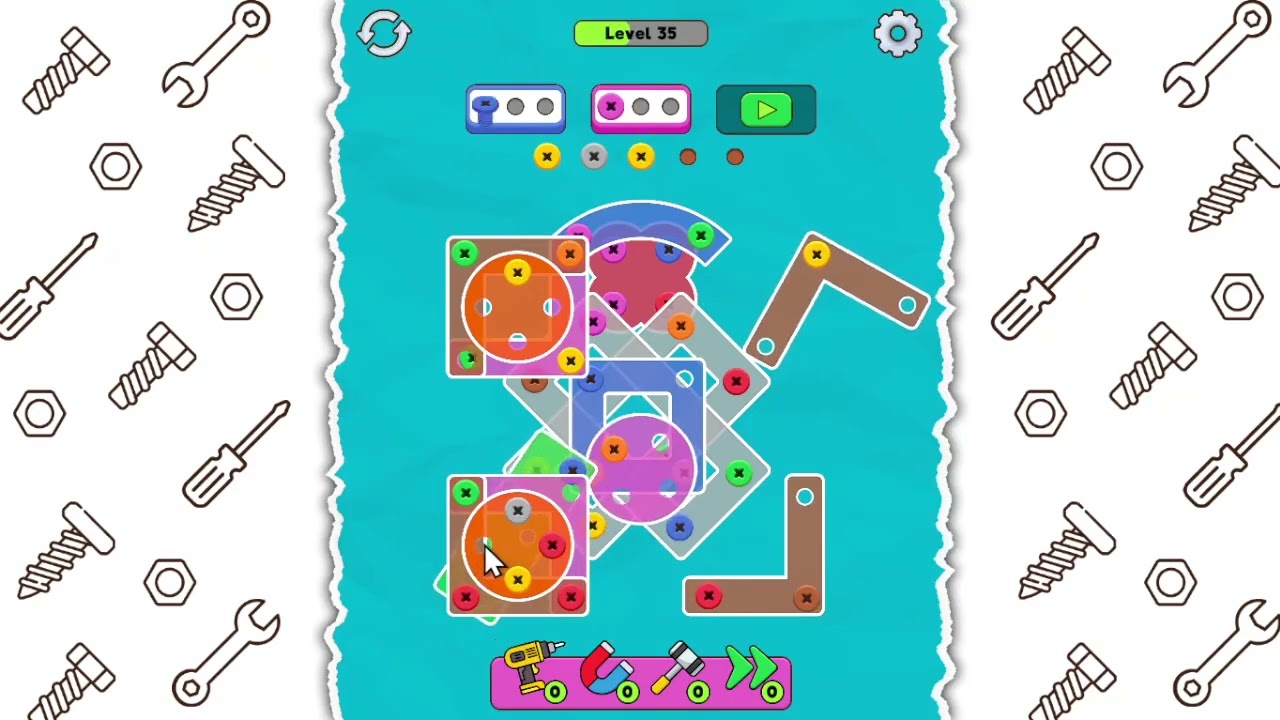 Screw Out: Bolts and Nuts - Level 35