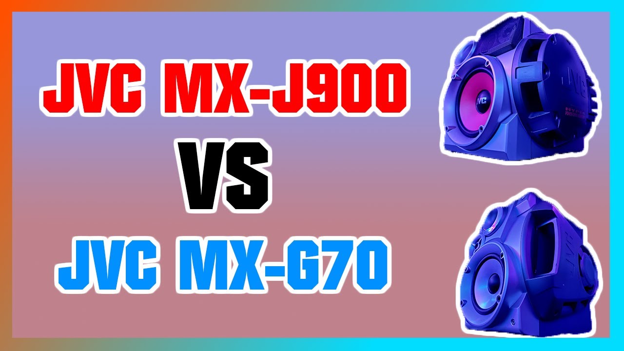 JVC MX-J900 VS JVC MX-G70! (Sound test)