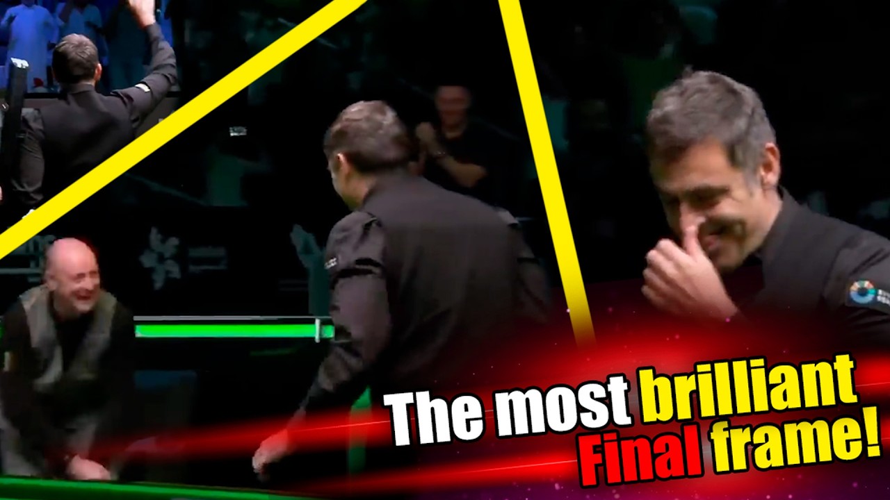 An incredibly brilliant final frame from Ronnie O'Sullivan! | Snooker
