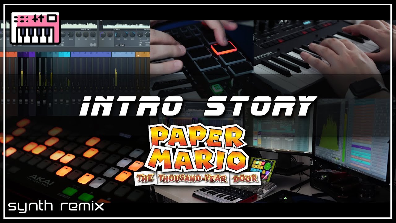 Paper Mario: TTYD - Story of the Thousand Year Door [Intro Theme] (Synth Remix) || metro libra