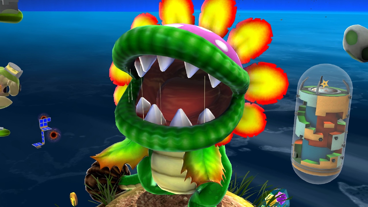 Super Mario Galaxy: Dino Piranha Boss Fight (4K 60fps)