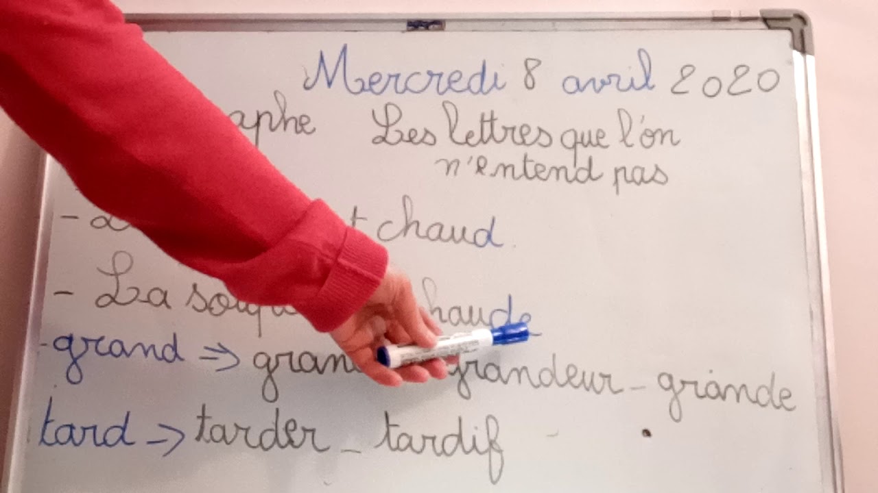 Les lettres que l'on n'entend pas