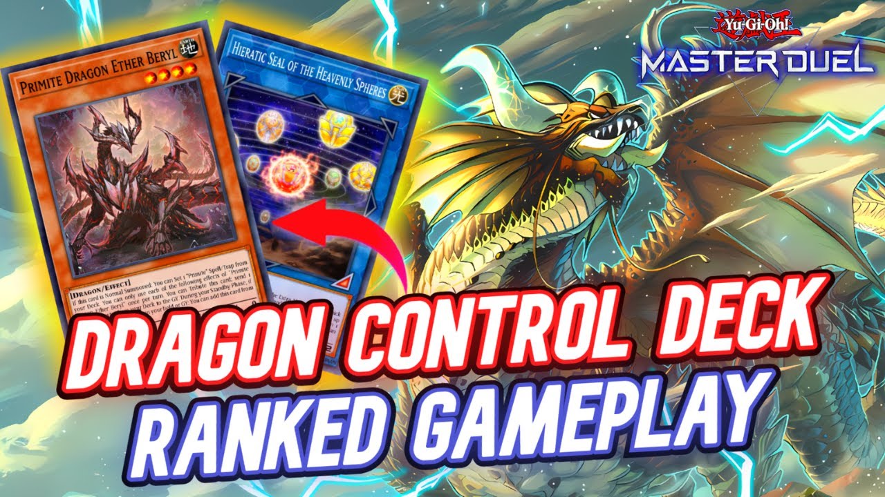 DRAGON CONTROL Gameplay: RANKED Ladder w/ Primite & Bystials!! [Yu-Gi-Oh! Master Duel]