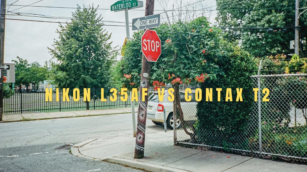 NIKON L35AF VS CONTAX T2 IN PHILLY // A fun day with some fun cameras