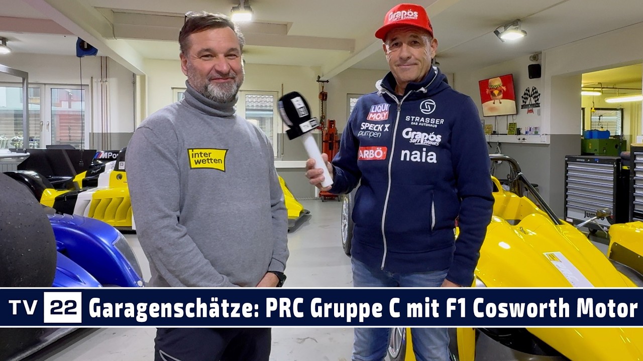 MOTOR TV22: PRC Racing Car mit einem Formel 1 Cosworth Motor nach der Idee von Heini Mader
