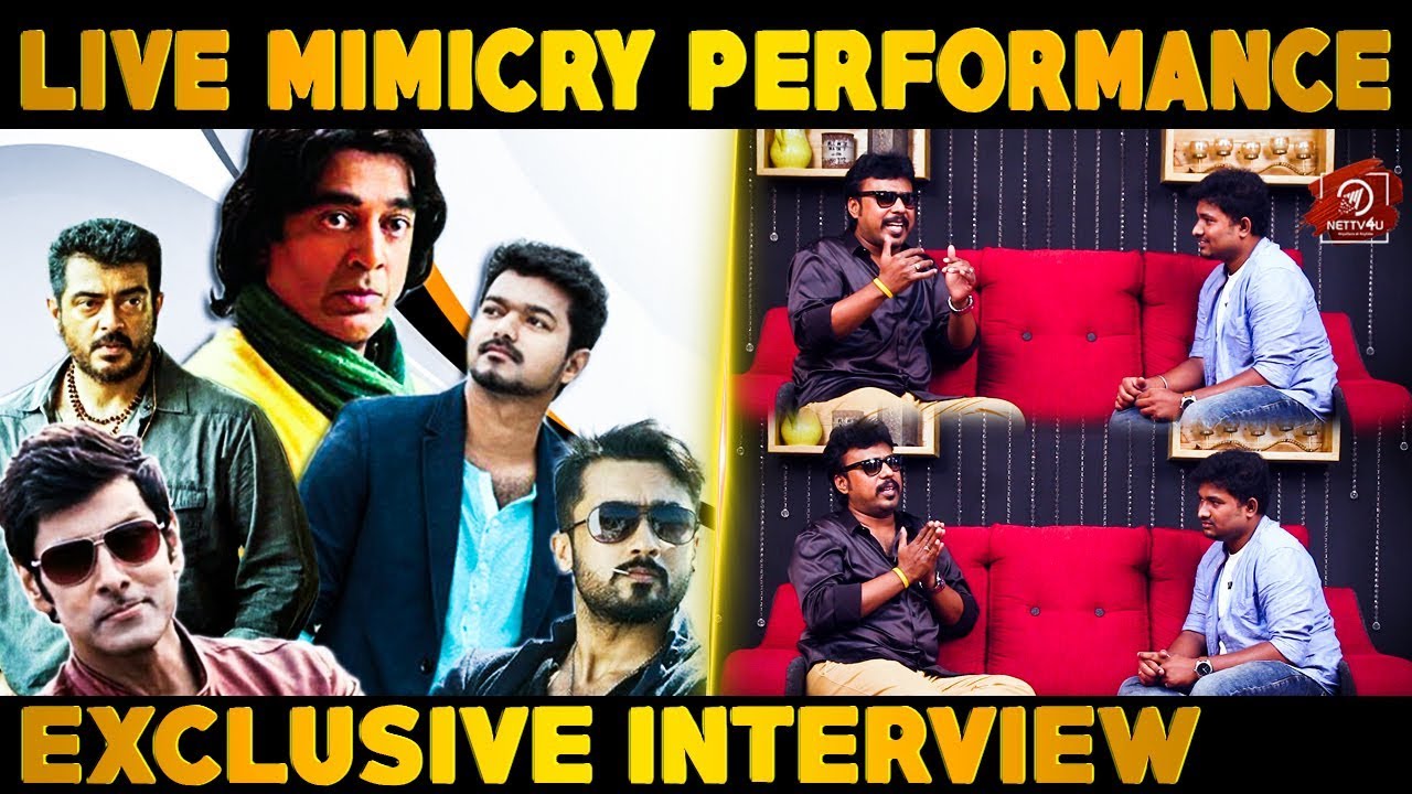 Sun Tv Anchor Aadhavan Singing Mimicry Live | Exclusive Interview | Nettv4u