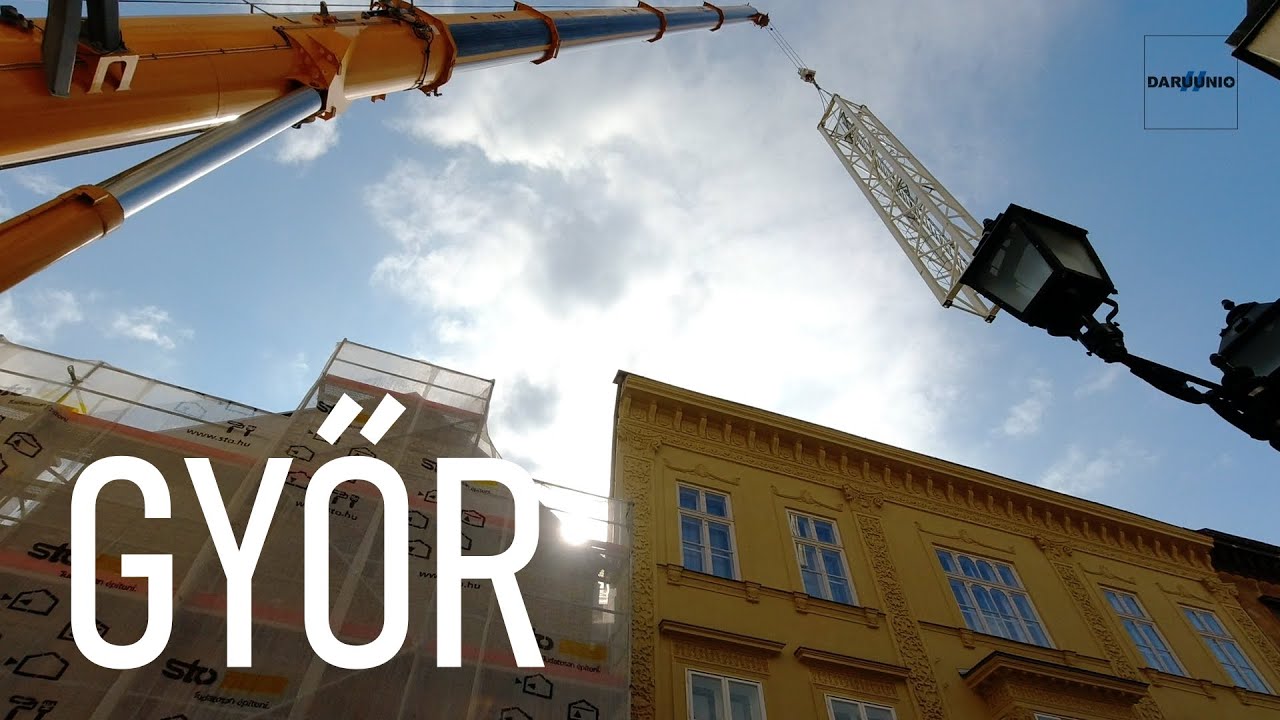 DUP | Győr toronydaru állítás | Demag AC 250-5