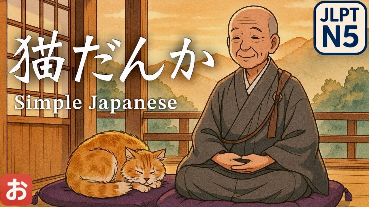 🐈Говорящая Кошка? 【Neko Danka】｜Лёгкий Японский・JLPT N5