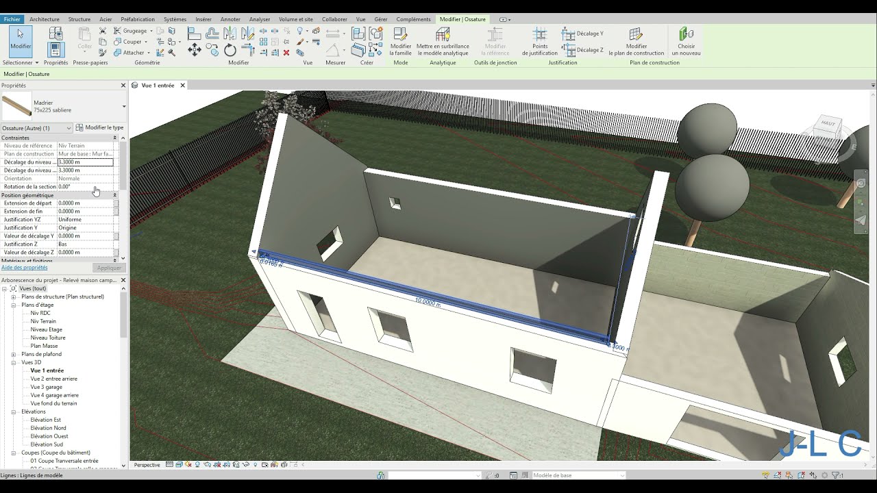 #Revit - les volumes 03 - La couverture
