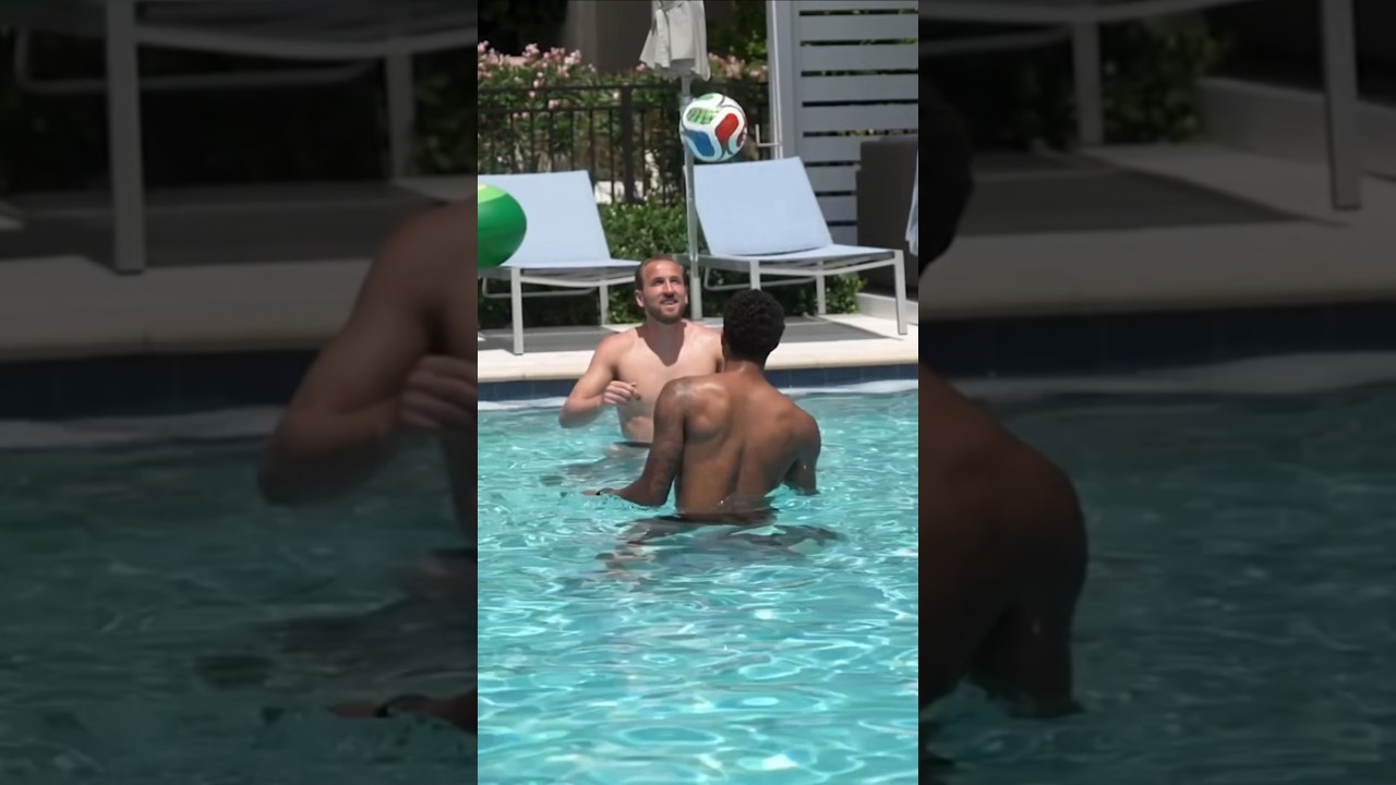 ENGLAND: The Three Lions Squad: Team Work Continues in the Pool Ahead of World Cup 2026