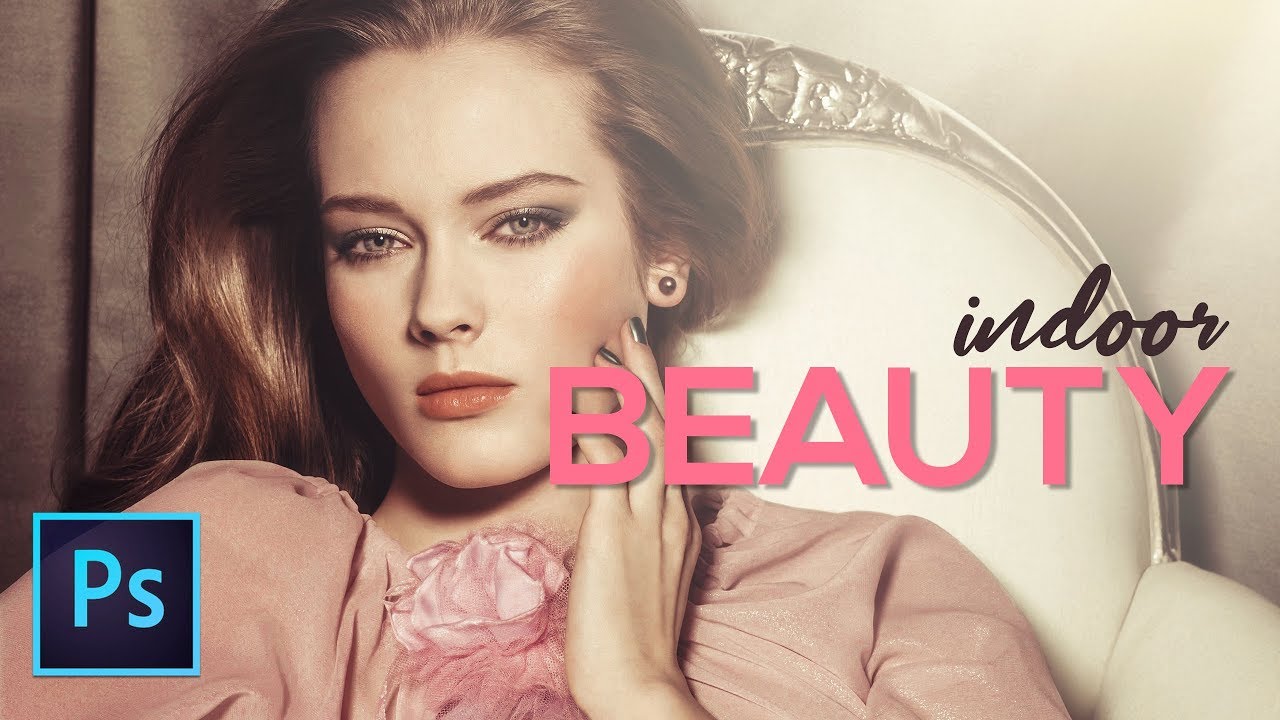Photoshop cc Tutorial: Indoor Beauty Photography Editing [Free Preset]