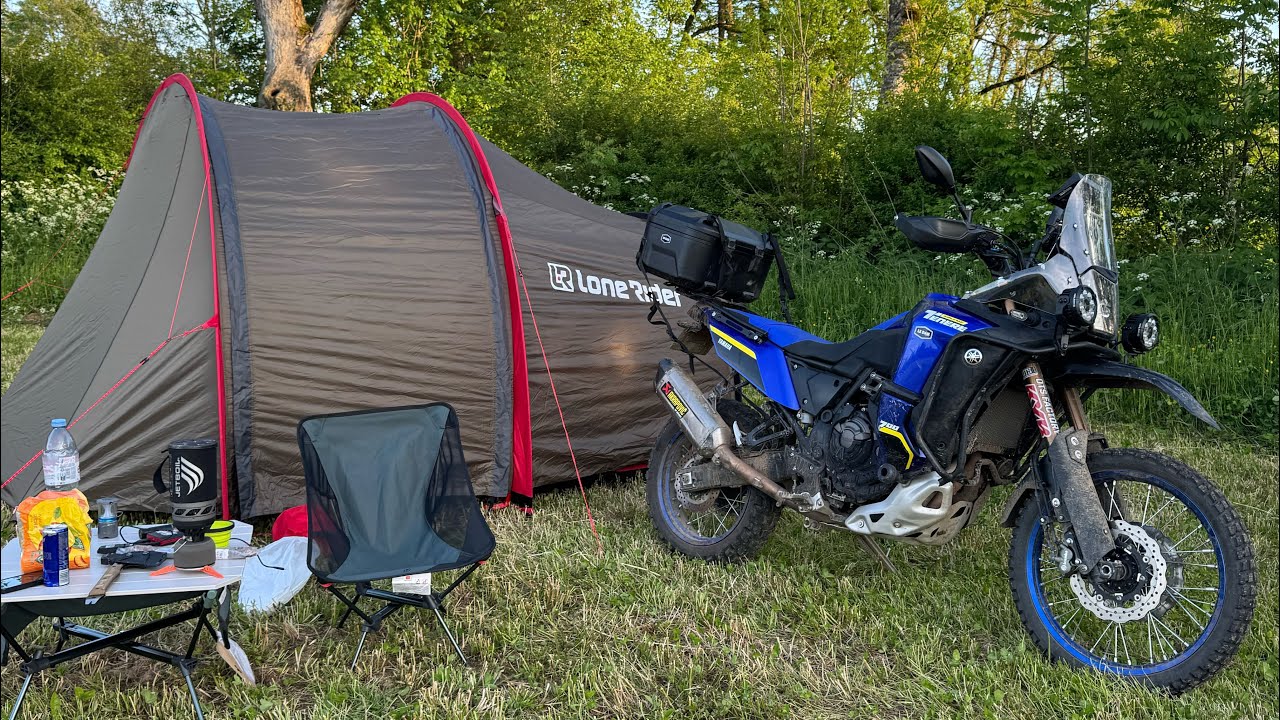 TRAIL BIVOUAC NOCTURNE TENERE 700 YAMAHA LONE RIDER MOTOLIGHT
