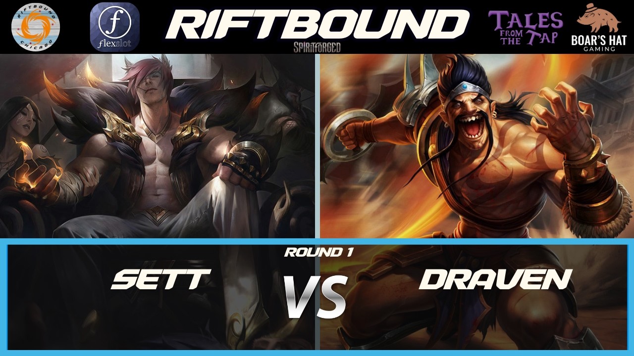 Sett VS Draven   [Riftbound Gameplay Round 1]