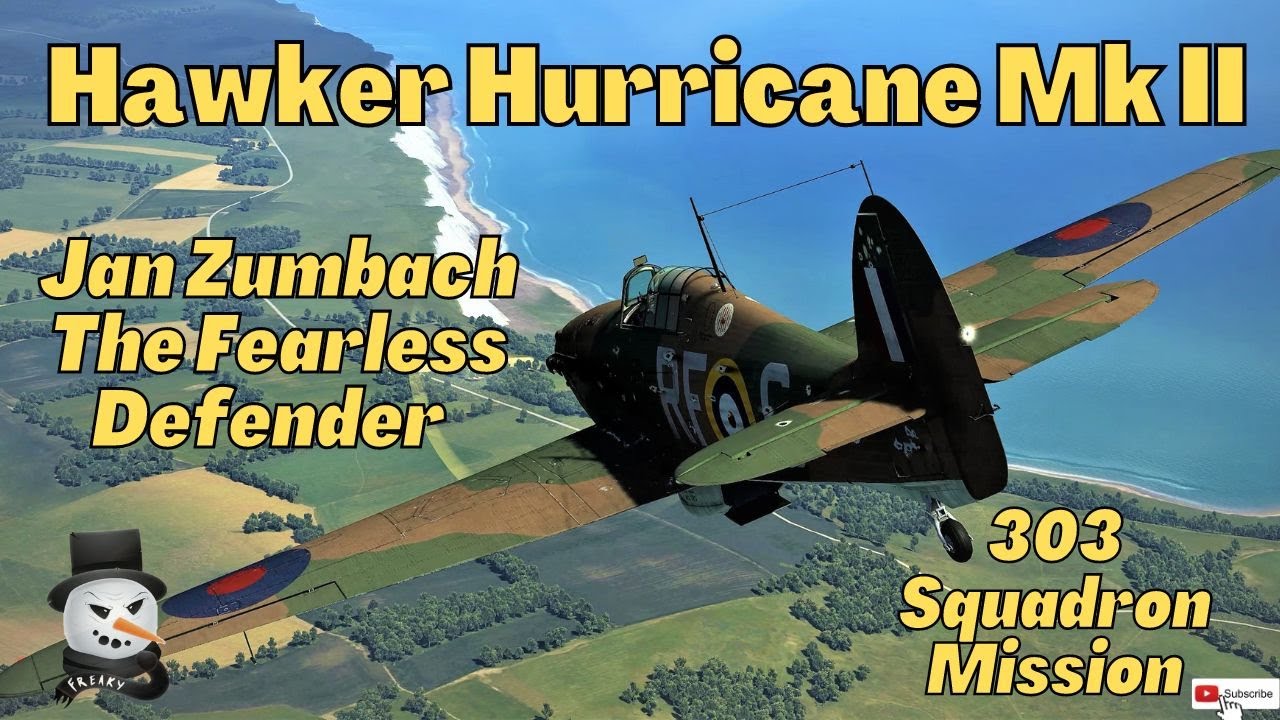 | Battle of Britain dogfight | Jan Zumbach's Hurricane | Il-2:Great Battles |