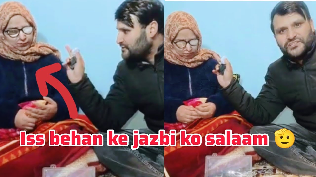Iss bhen ke jazbi ko salaam🫡Kashmiri Brave girl Anisa 😳