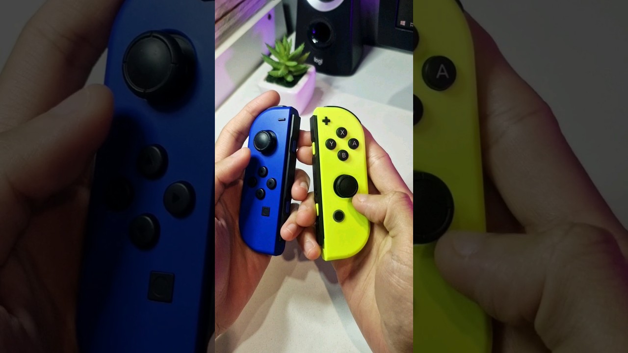 Unboxing Joy-Con Blue / Neon Yellow Switch & Testing ! #nintendoswitch #joycon #relaxinggames #db