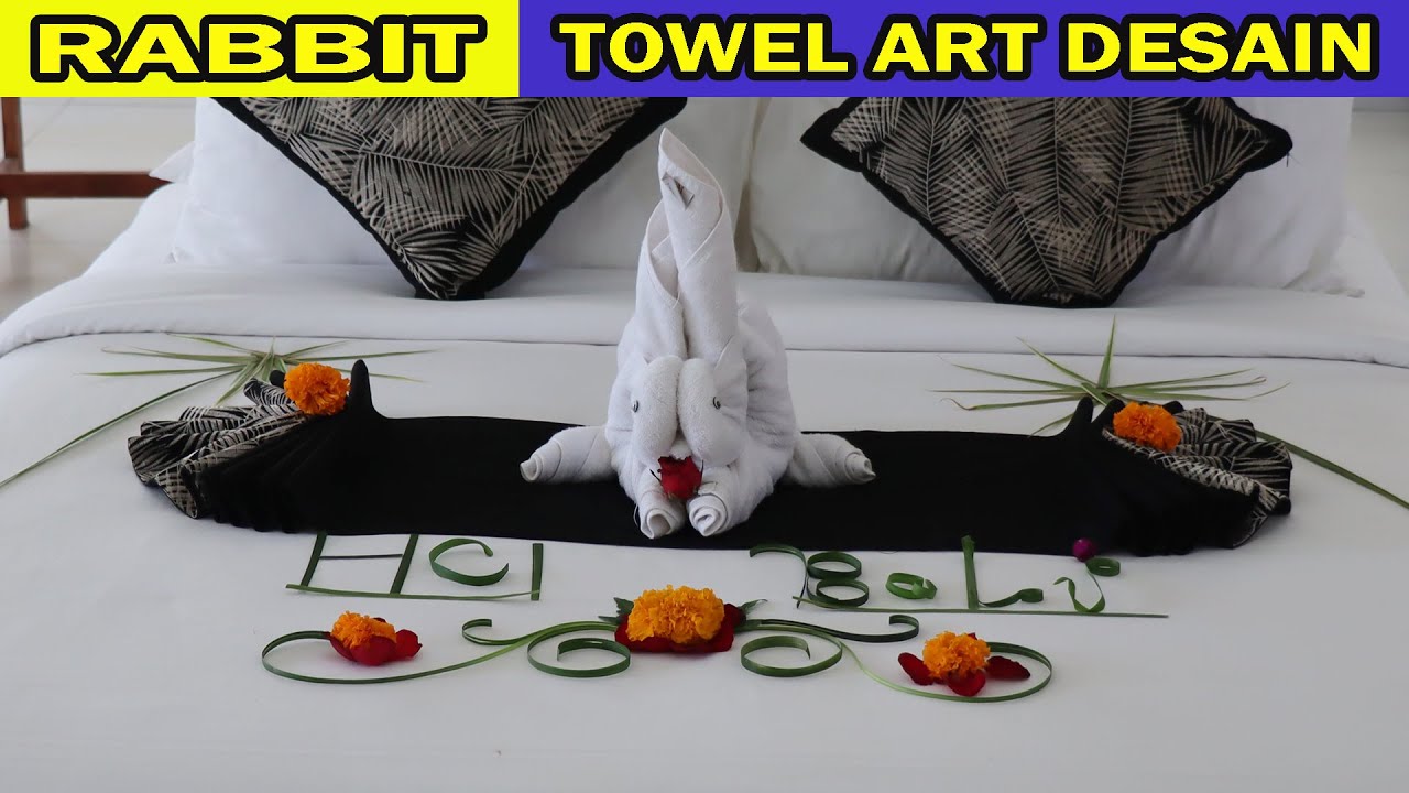 TOWEL FOLDING DESAIN RABBIT