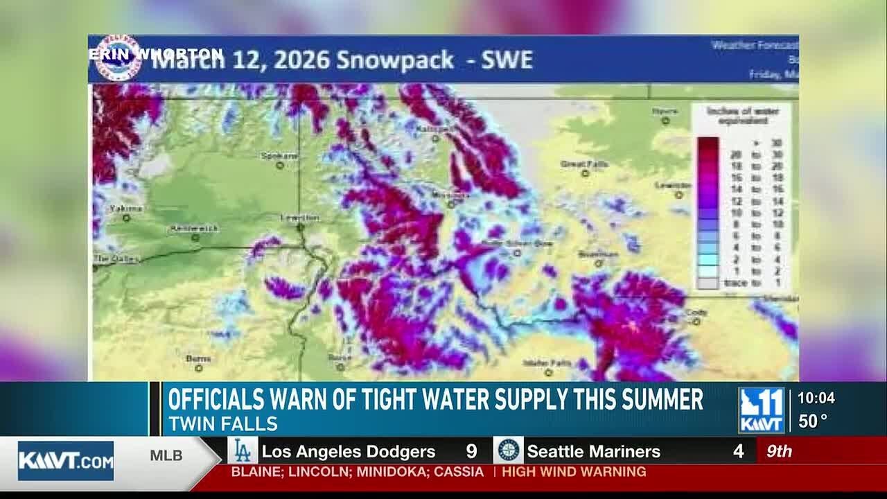 Idaho officials warn of tight water supply this summer