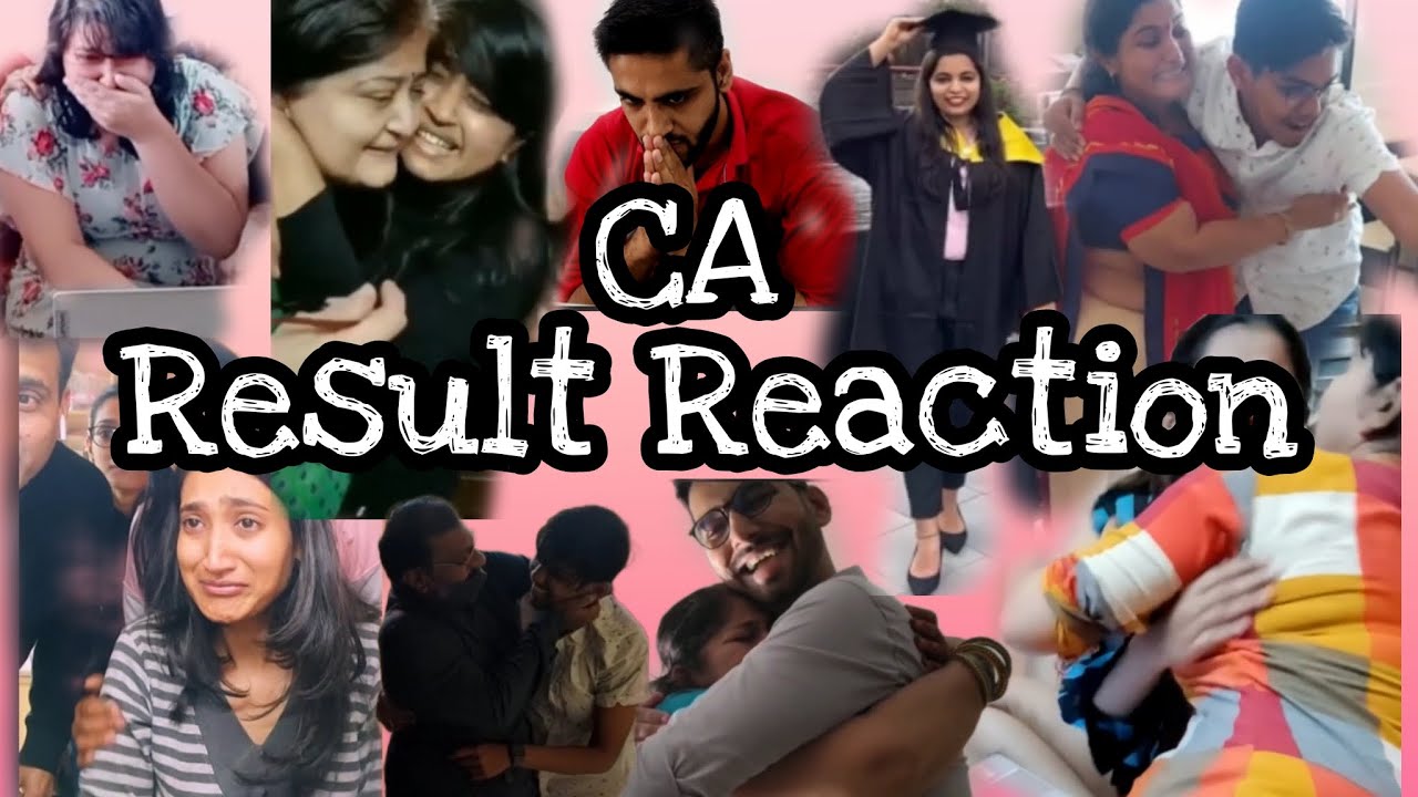 CA result reaction🥺❤✨|| emotional reaction || motivational