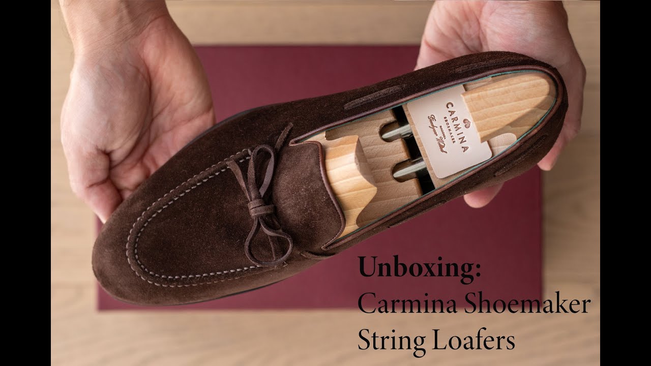 Unboxing Carmina Shoemaker String Loafers