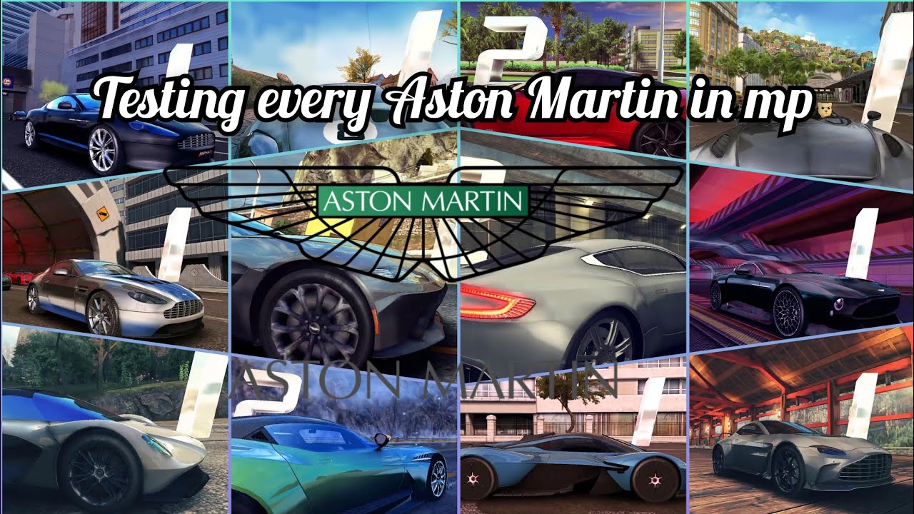 Asphalt 8 | Testing every Aston martin in mp✅