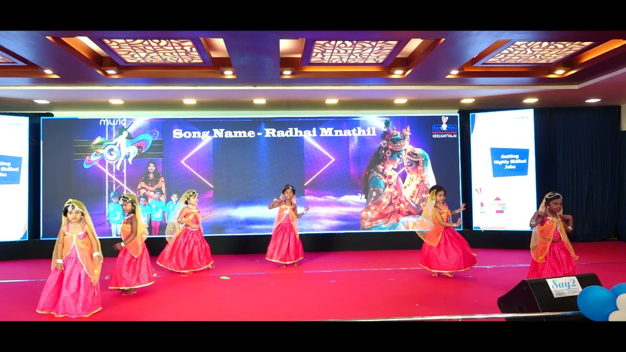 Radhai Manadhil Nursery kids displayed their wonderful talents during the Annual Day Day Celebration