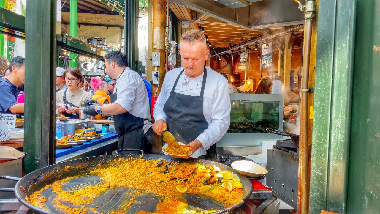 BUSY London Market Walk 4K | Vibrant Borough Market | Summer Market Life And Iconic London Bridge