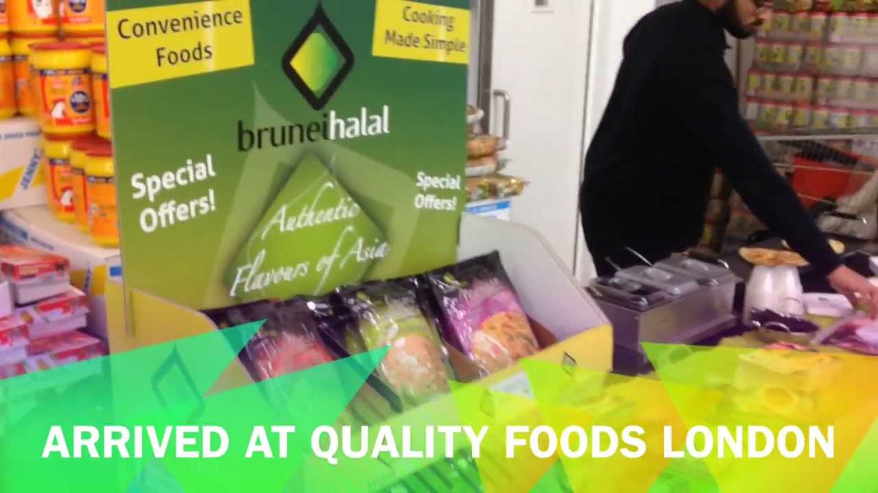 Brunei Halal - Sampling in Quality Foods, Hayes London December 2013