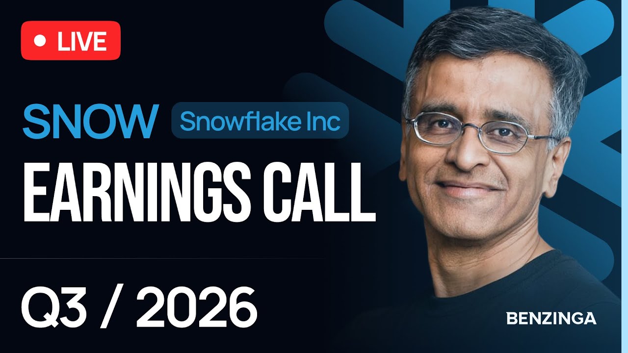 Snowflake Earnings Call Q3 2026 | $SNOW | 🔴 WATCH LIVE