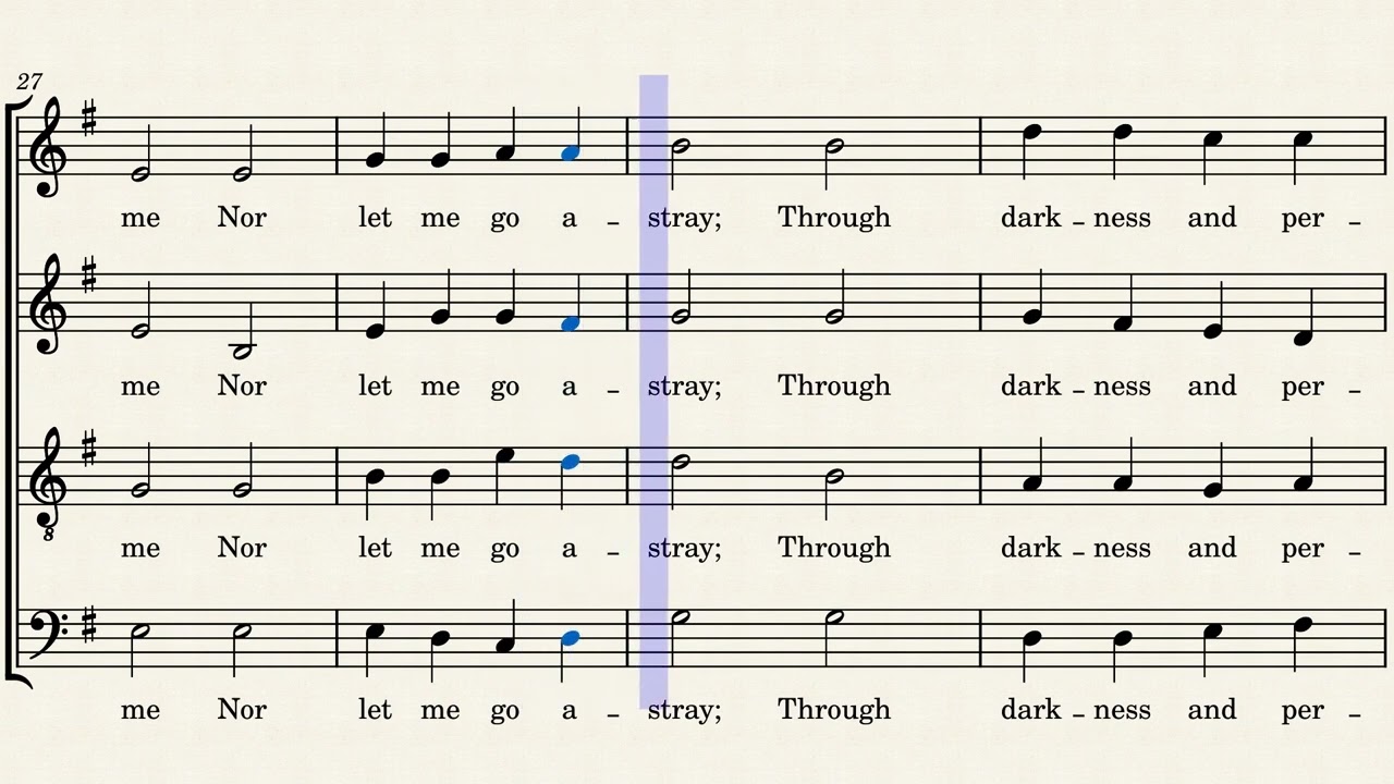 SS262 Lord Jesus, Think on Me - SATB
