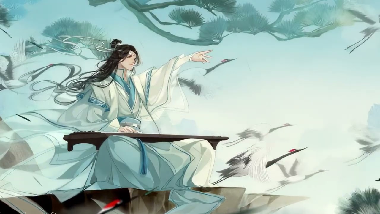Chinese Cultivation Music | Immortal Crane Sect | Peaceful Guzheng & Erhu