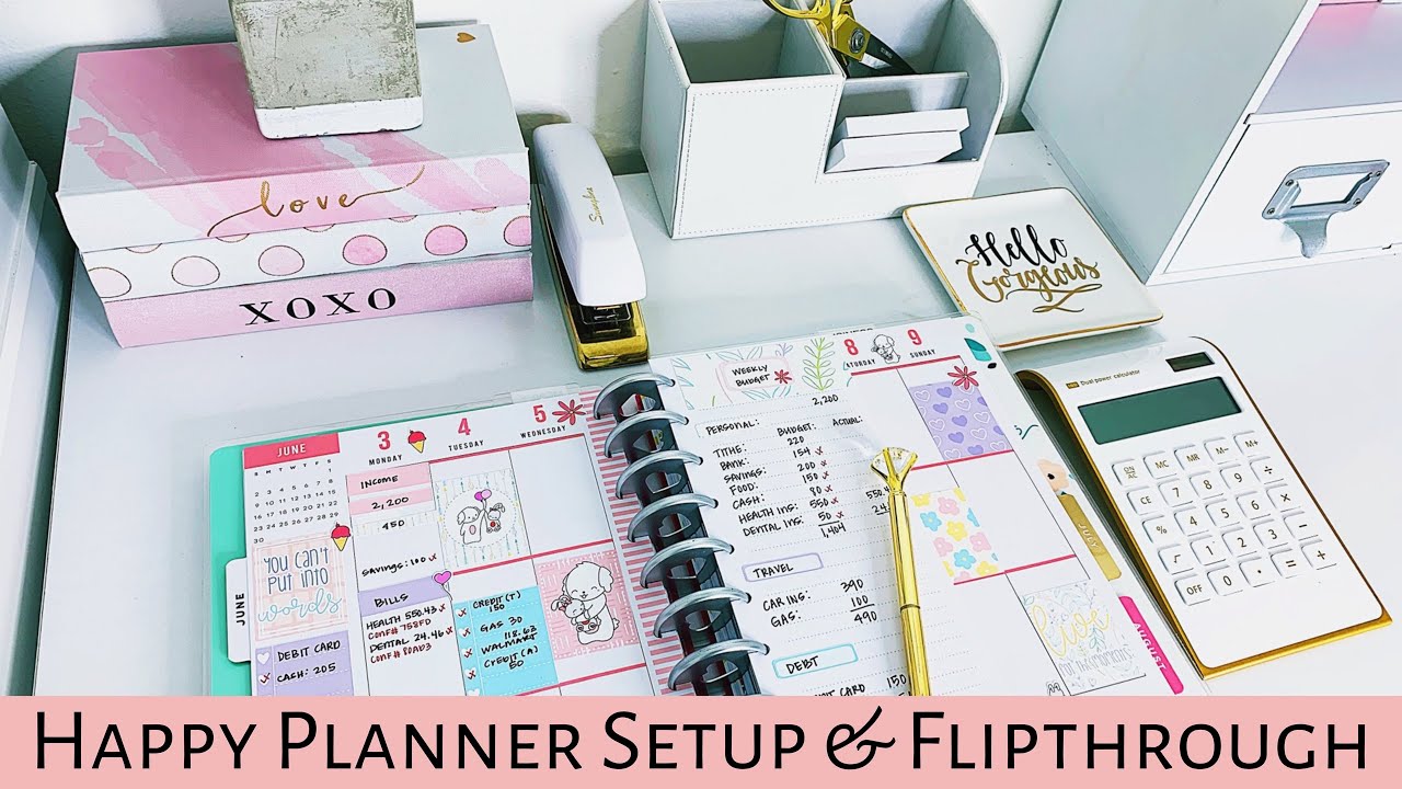 Классический планировщик Happy | Flipthough #frankenplanning #planwithme #happyplanner