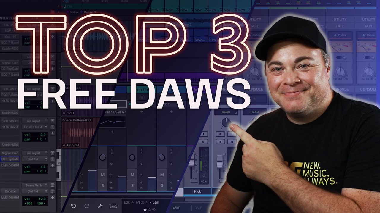 The BEST Free DAWs For Windows Music Production