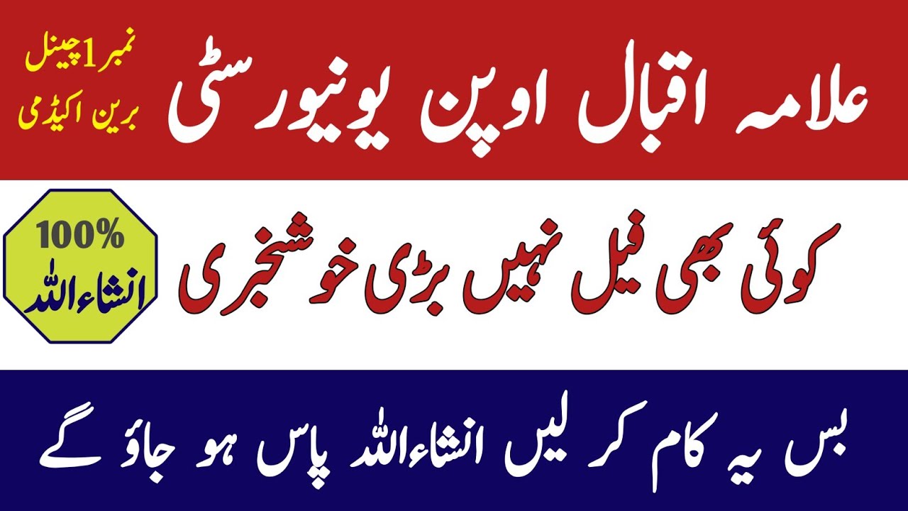 Good News! AIOU All Students Pass In Exam 2026 | AIOU Exam 2026 | AIOU Guess Paper 2026