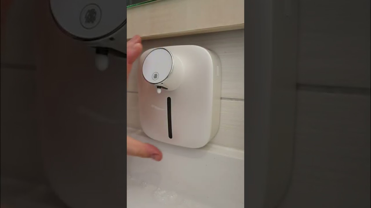 LAND CAST 320ml Automatischer Seifenspender, Edle Anmutung, integrierter Akku, gute Befestigung und