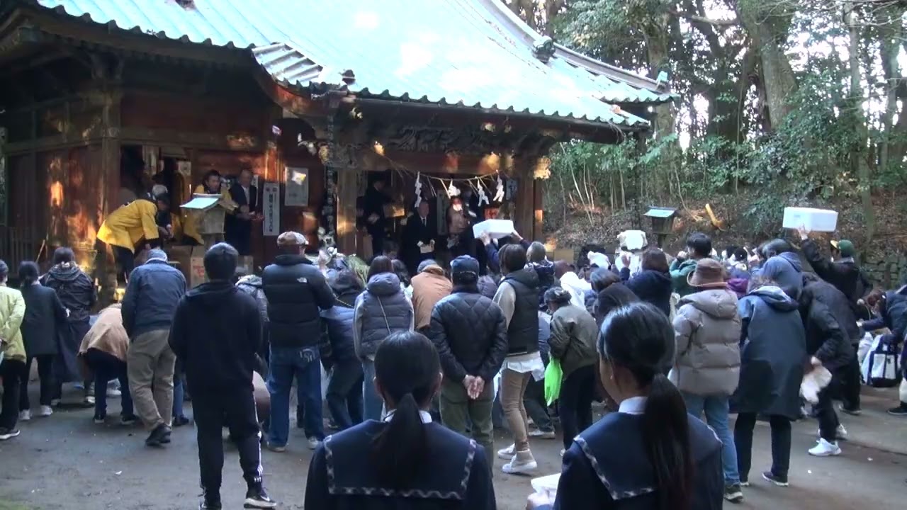 銚子市　渡海神社「節分祭」豆まき2026