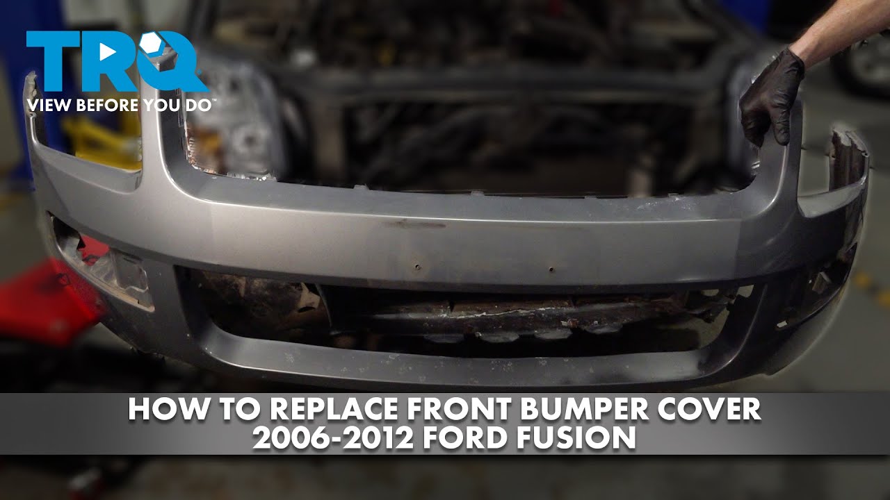 Как заменить накладку переднего бампера Ford Fusion 2006-2012