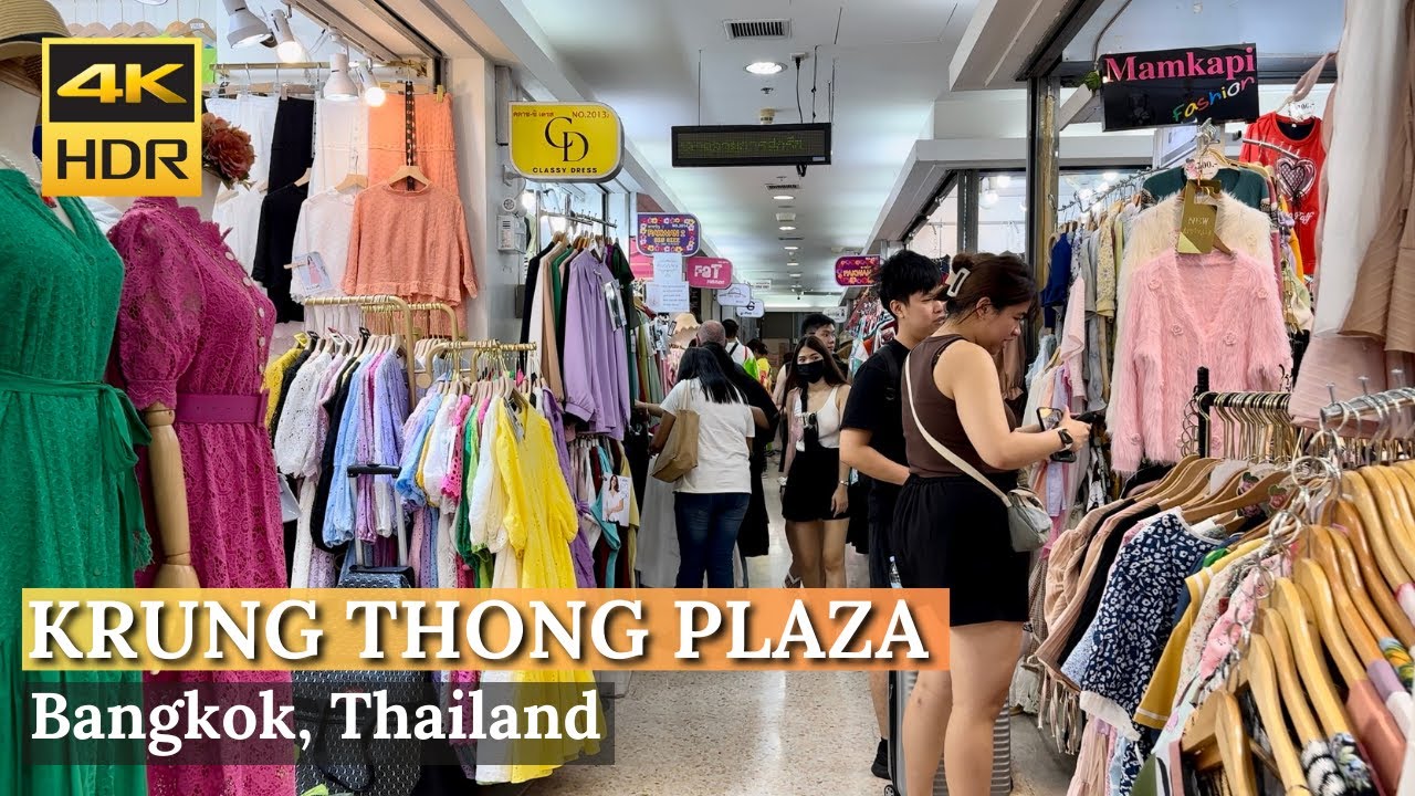 [BANGKOK] Krung Thong Plaza "Heaven For Plus Size Clothes At Pratunam"| Thailand [4K HDR]
