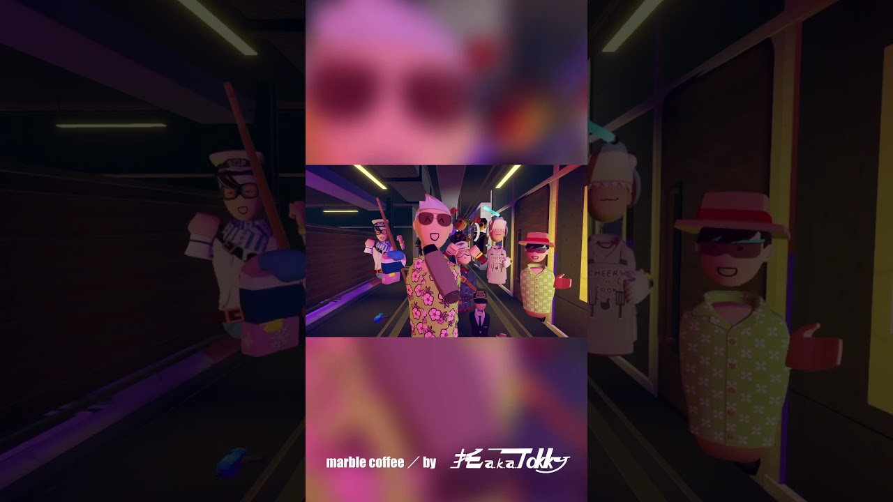 【世界は不完全だからこそ美しい】marble coffee / 托 a.k.a. Tokky #recroom  #オリジナルラップ  #自作アニメ   #日本語ラップ  【Music Video】