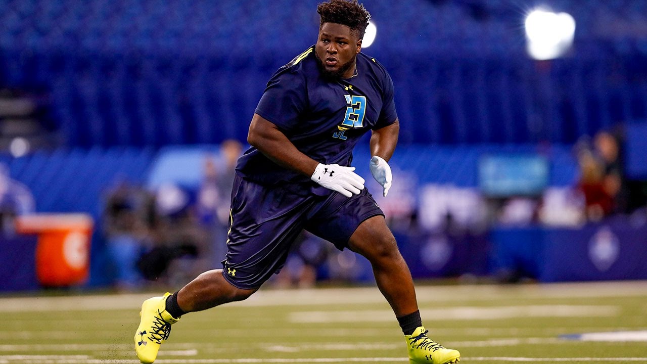 D.J. Jones 2017 Combine Workout
