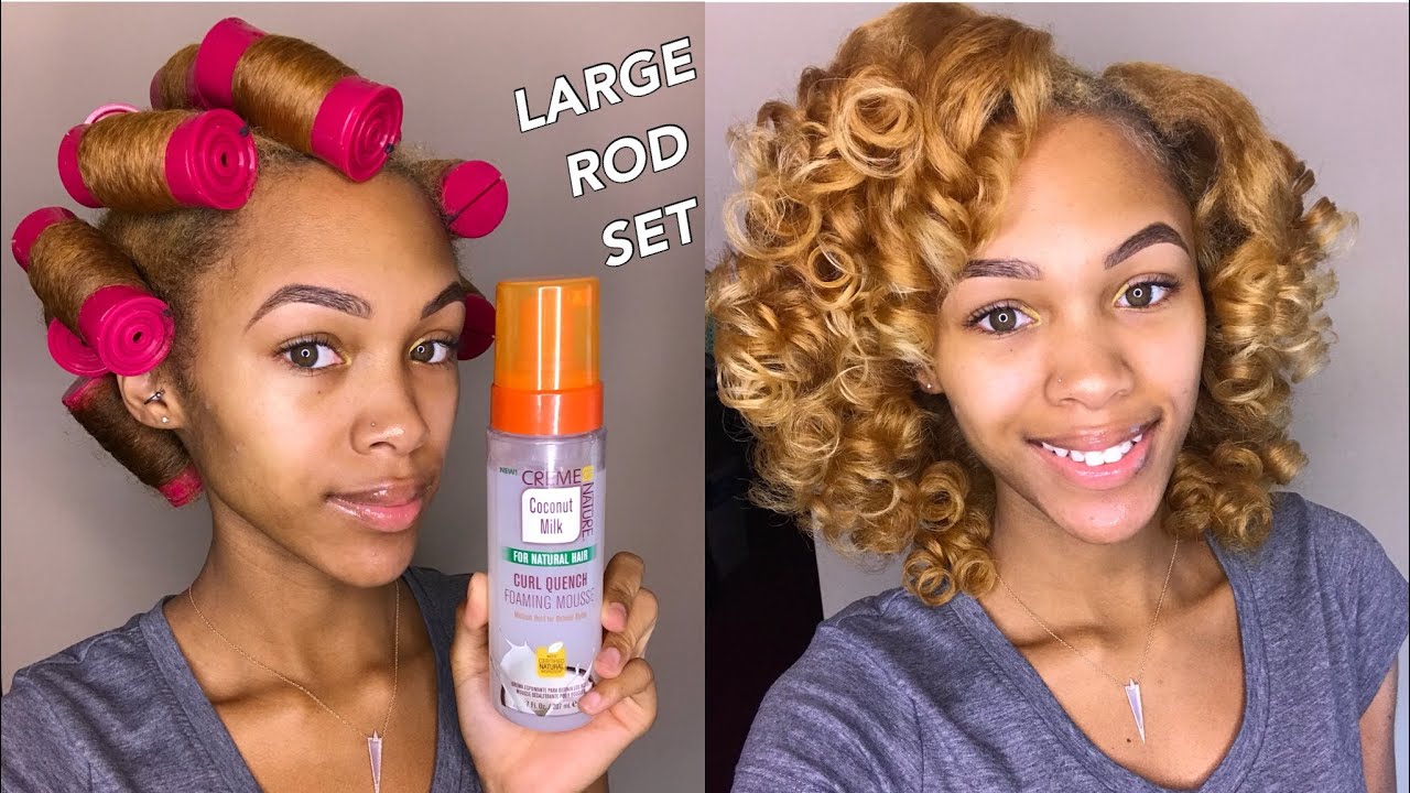LARGE ROD SET W/ FOAMING MOUSSE (NO HEAT) | CREME OF NATURE